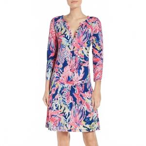 Banyan платье с рукавом 3/4 в мультиколоре Lilly Pulitzer