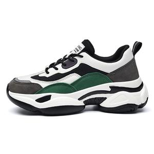 Низкие массивные кроссовки женские AOKANG, бело-зеленые