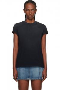 Футболка оверсайз с эффектом соляризации Courrèges, черный