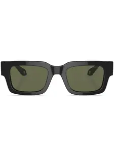 Солнцезащитные очки в прямоугольной оправе GIORGIO ARMANI, черный