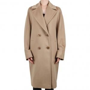 Макс Мара Двубортное пальто MaxMara Studio, хаки