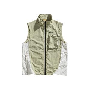 Жилет Unisex Stand Collar тонкий Others Jeep, светло-mint