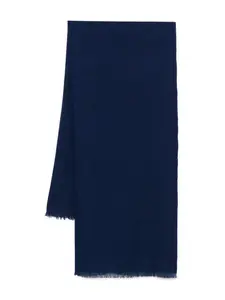 Шарф в клетку Prince of Wales TOM FORD, синий