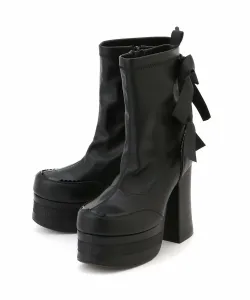 Ботинки с лентой сзади Yosuke Usa, цвет Black