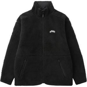 Carhartt WIP Черное пальто с бархатистой текстурой для мужчин, Black