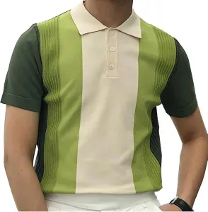 Мужская поло с воротником-лацканом и коротким рукавом SWJGLITTR