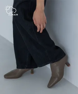 Квадратные короткие ботинки высотой 6 см Evol, цвет Ok