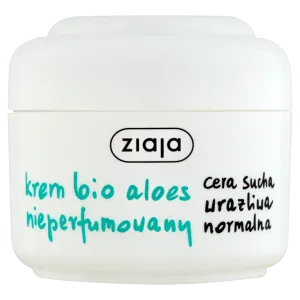 Ziaja Bio Aloes Крем для лица без запаха для сухой, чувствительной и нормальной кожи, дневной и ночной, 50 мл