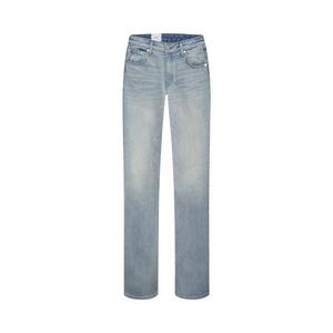 Шорты Rhude Low-Waist Denim Short, Light Indigo
