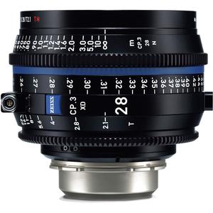 Компактный фиксированный объектив ZEISS CP.3 XD 28 мм T2.1 (крепление PL, ножки)