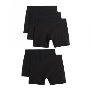 Набор базовых трусов-боксеров H&M, 5 предметов, чёрный