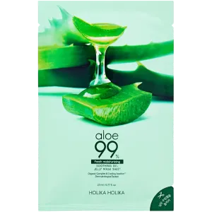 Holika Holika Aloe 99% увлажняющая маска для лица, 23 мл