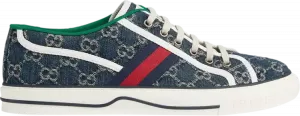 Кроссовки Gucci Tennis 1977 Blue Ivory, синий
