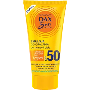 Dax Sun эмульсия для загара для лица и тела SPF50 Travel, 50 мл