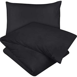 Комплект постельного белья Utopia Bedding, 2 предмета, 135x200/50x75 см, черный