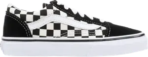 Кеды Vans Old Skool Kids Primary Check, черный