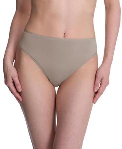 Женские хлопковые трусы Bliss Bare с высокой посадкой Natori, Smoky