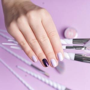 Пудра для ногтей №510 Фиолетовая пыль, 0,8 г Hi Hybrid, Glam