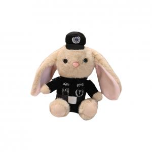 Плюшевая игрушка милый и очаровательный кролик-полицейский мини-медвежонок кулон 16см высота AIQINGCAOZHILIAN(WANJU)