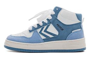 Feiyue Нескользящие высокие кроссовки для скейтбординга унисекс, белые, синие