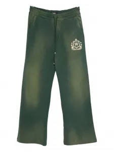 Спортивные брюки с украшением в виде герба Amiri, зеленый