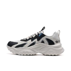 Амортизирующие износостойкие низкие повседневные кроссовки мужские белые черные XTEP