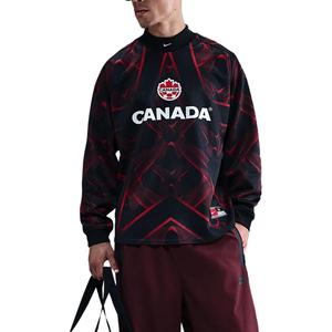 Мужская футбольная футболка Canada Hollywood Keeper Nike, черный/sports красный/белый