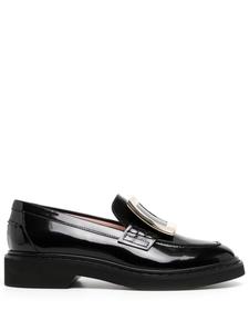 Лоферы с пряжкой Roger Vivier, черный