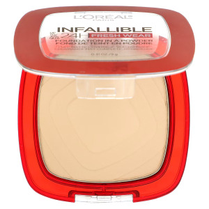 Тональна пудра L'Oreal Infallible 24H Fresh Wear оттенок 130 бежевый, 9 г