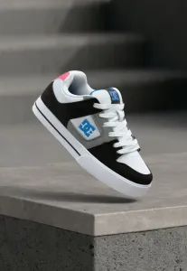 Чистые скейтбордистские кроссовки Dc Shoes, Black/Pink/Blue