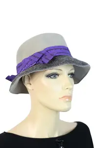 Традиционная шляпа Allgäu Rebell "Вена" (1 штука), производство Италия, серый