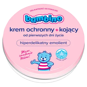 Bambino Dla niemowląt защитный + успокаивающий крем с оксидом цинка, 150 мл