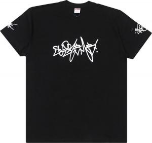 Футболка Supreme Rammellzee Tag Tee 'Black', черный