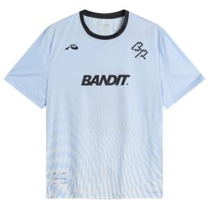 Футболка Drift ss с принтом для соревнований Bandit, Undulating Gradient Check, Breeze Blue & Light Breeze Blue