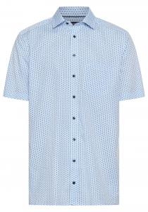 Рубашка на пуговицах классического кроя OLYMP, темно-синий/светло-синий