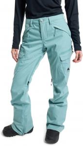 Женские водонепроницаемые эластичные утепленные брюки Burton Gloria 2L для сноуборда, Rock Lichen