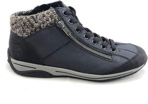 Женские ботинки Rieker L5223 на шнуровке, Blue Combination