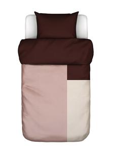 Комплект постельного белья из сатина Ewon в цвете бордо/розовый/кремовый Marc O'Polo, 155x220 см