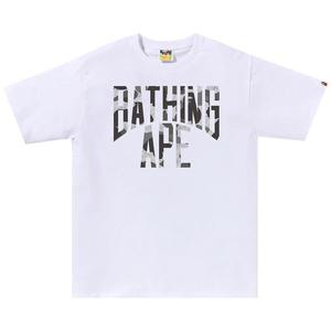 Футболка BAPE Camo NYC Logo Tee, White