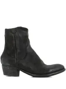 Кожаные ботильоны Pantanetti, черный