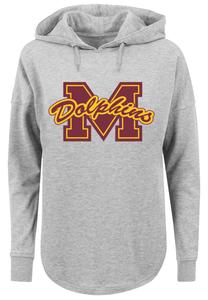 Свитер F4NT4STIC Oversized Hoodie Sex Education M Dolphins Netflix TV Series, серый