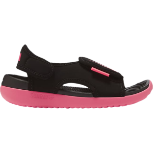 Сандалии Nike Sunray Adjust 5 V2 GS 'Black Racer Pink', черный