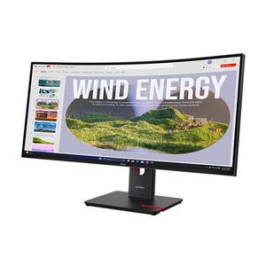 Монитор Lenovo ThinkVision T34WD-40, 34", 3440x1440, 120 Гц, VA, чёрный