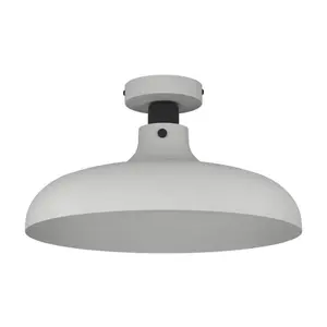 Потолочный светильник MATLOCK E27 1 шт. Потолочная лампа, металл серого и черного цвета, светильник для прихожей, E27, Ø 38 см Eglo, серый/черный