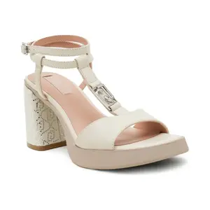 Босоножки Gisele на каблуке Liu Jo, бежевый