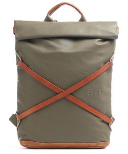 Рюкзак Japan Yokohama Rolltop 15 дюймов из органического хлопка Aunts & Uncles, зеленый