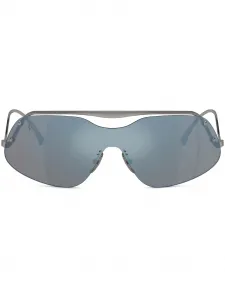 Солнцезащитные очки в массивной оправе Ferrari, серебристый