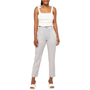 Брюки James Patch Pocket в сером дымчатом цвете Bella Dahl, серый