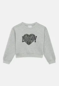 Толстовка с надписью nkfbima box Name It, Grey Melange