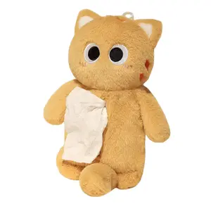 Cat Tissue Box Cute And Playful Dynamic Fun Doll Products Mise